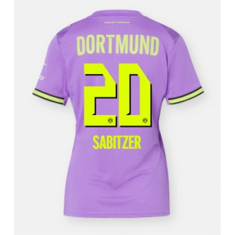 Borussia Dortmund Marcel Sabitzer #20 Maglia Gara Terza Repliche 2026-27 Donna Maniche Corte